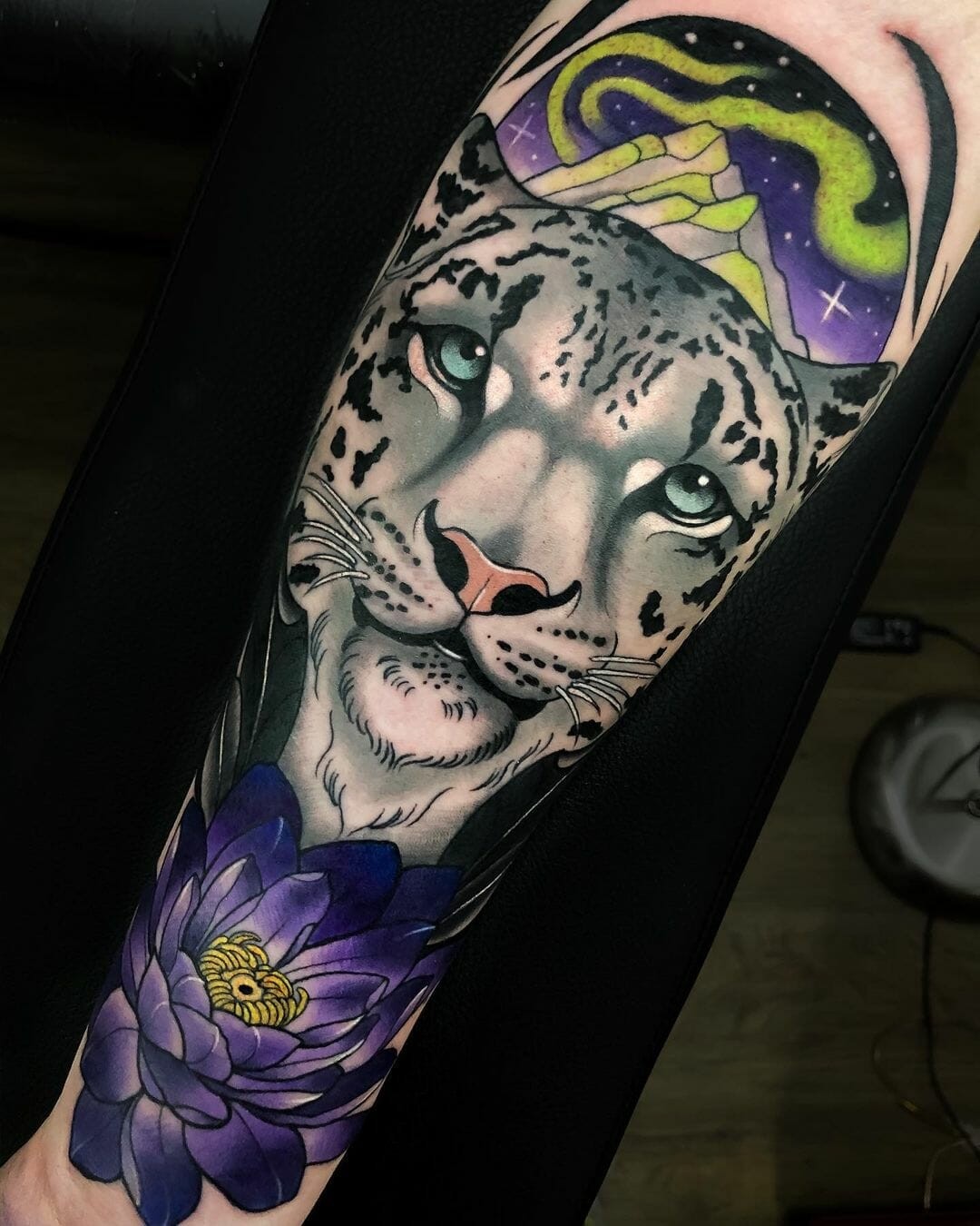 Snow Leopard Tattoo