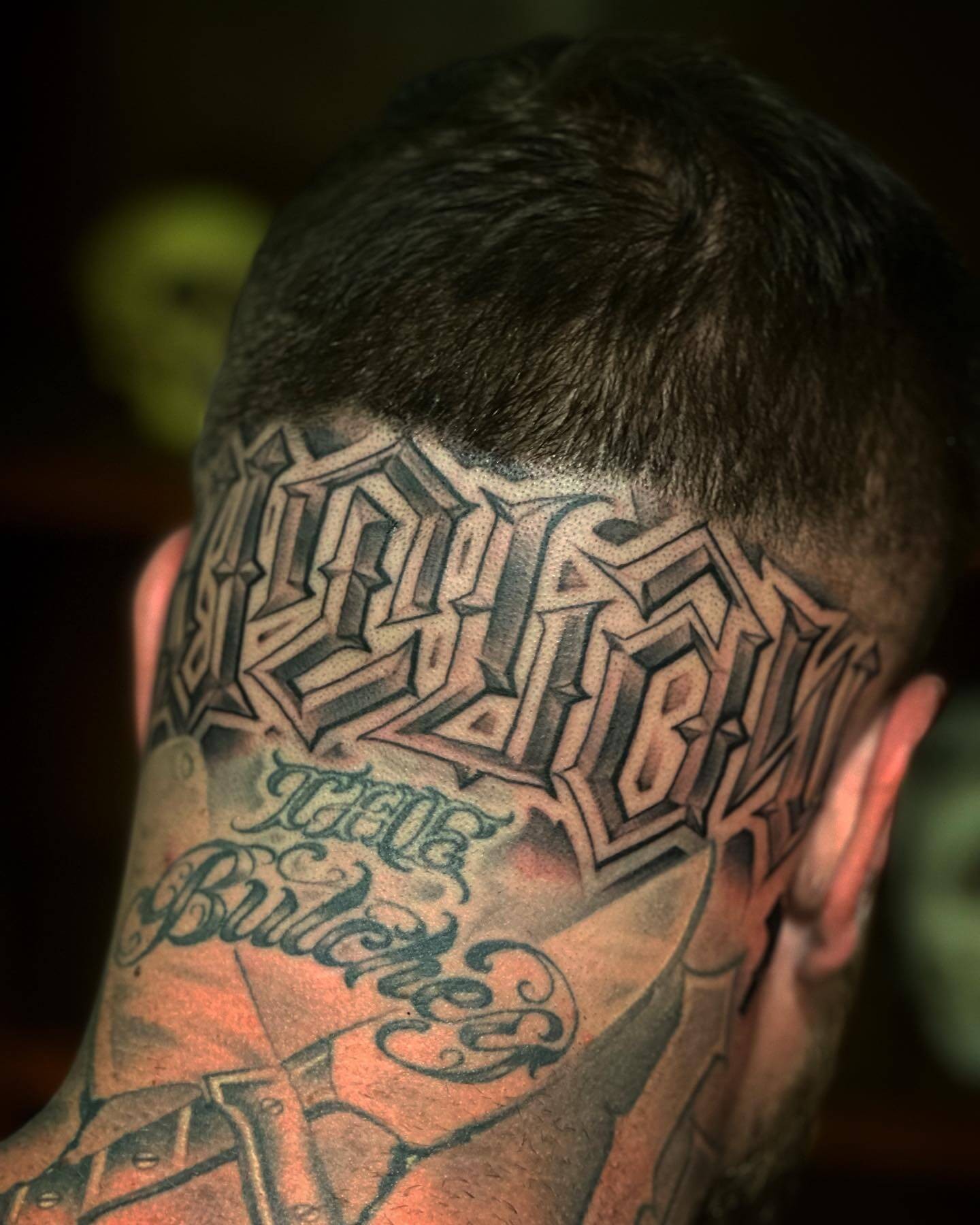 Cool Cholo Font Tattoo