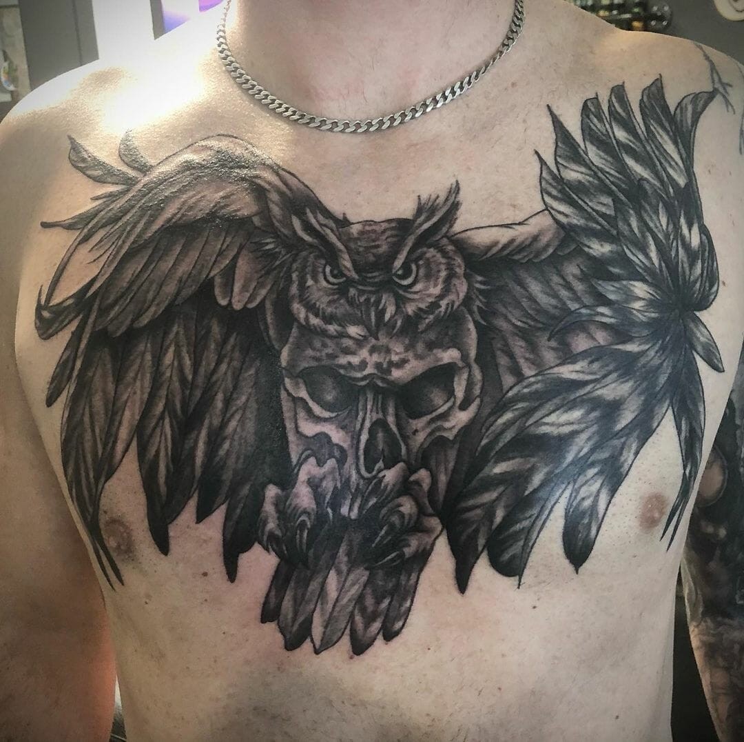 Great Horned Owl Tattoo