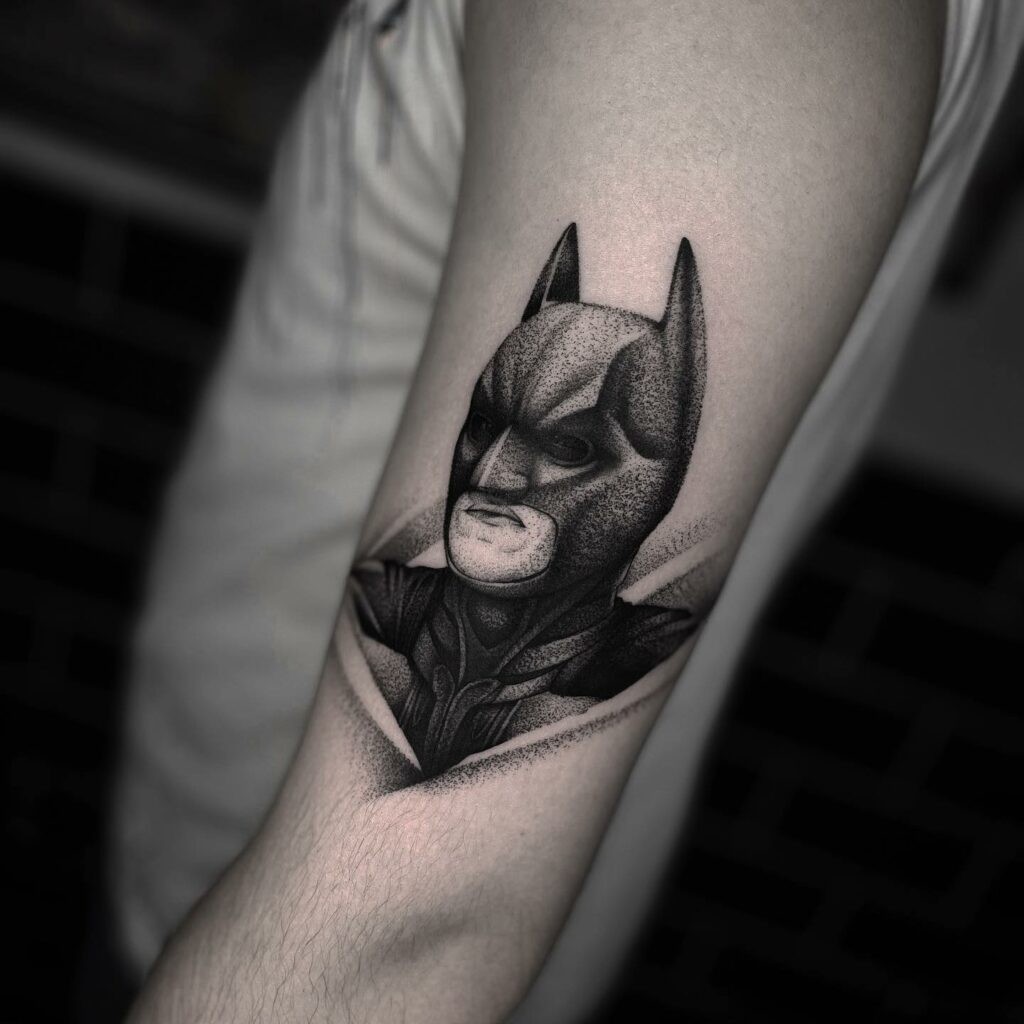 The Dark Knight tattoo: