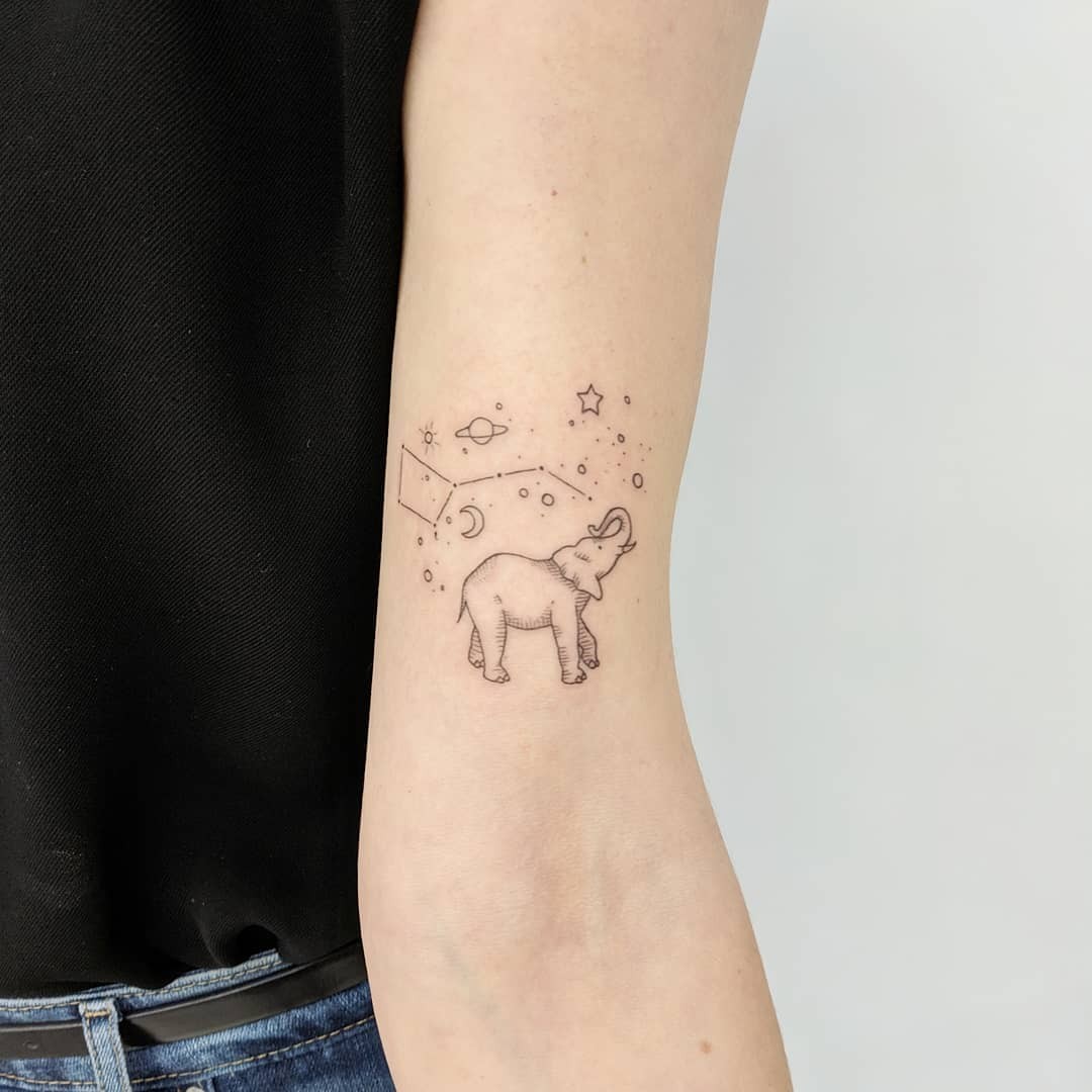 Dreamy Big Dipper Tattoo