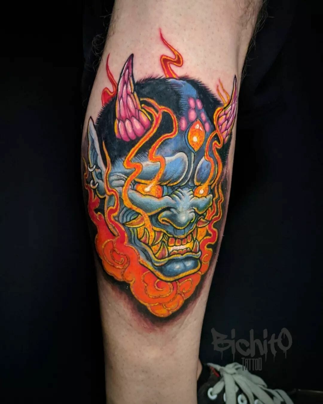 Fiery Oni Tattoo