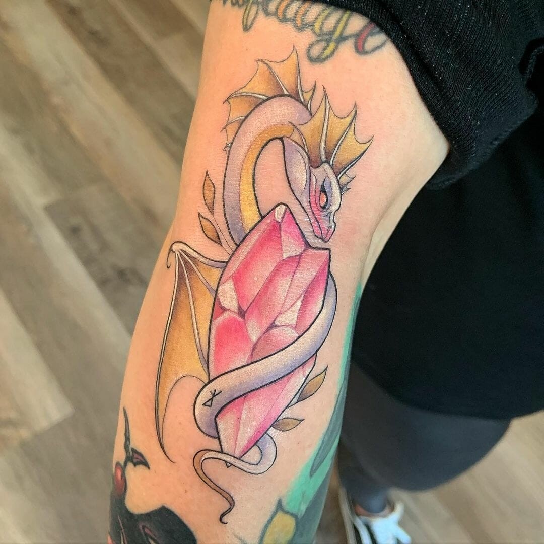 Magic Dragon Crystal Tattoo