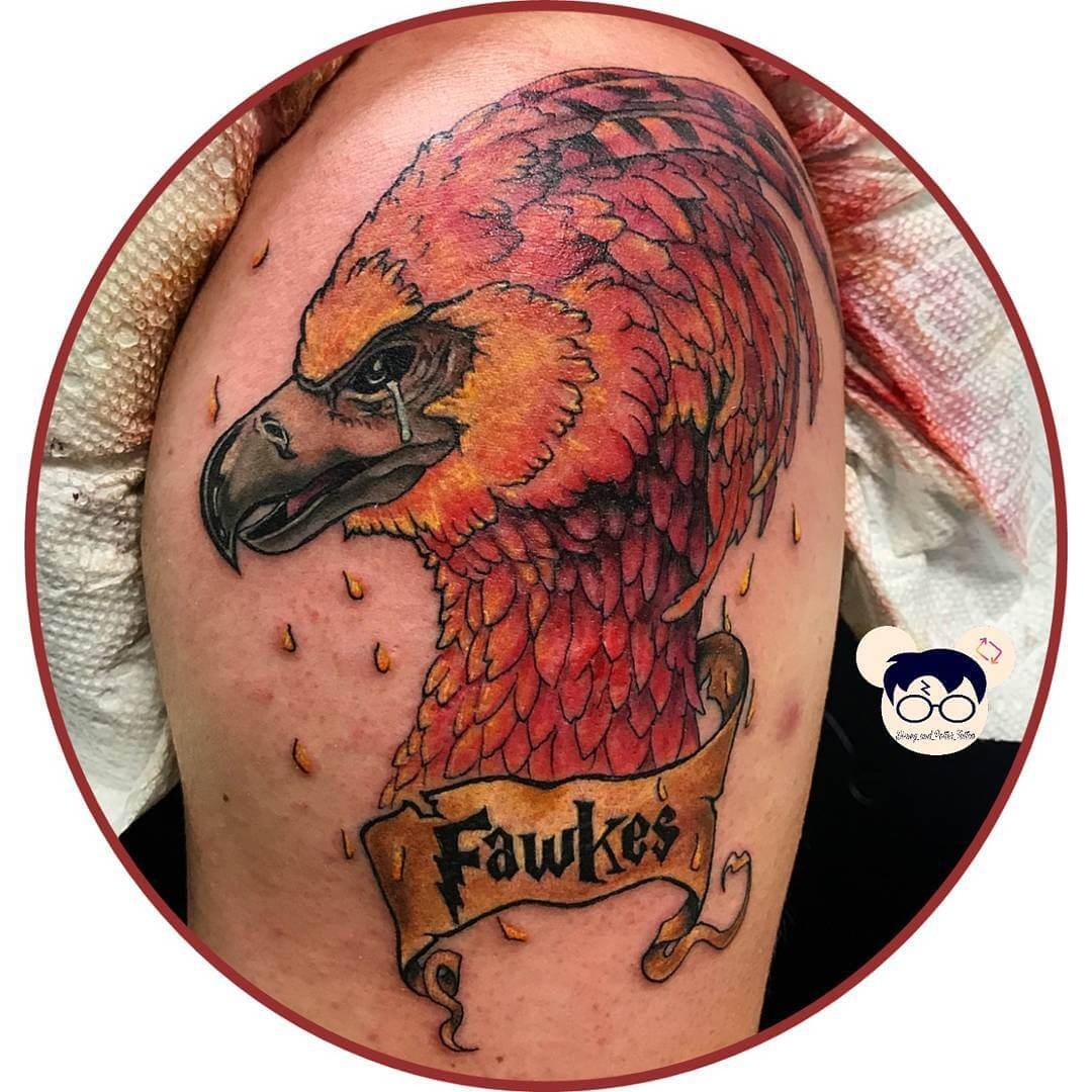 Fawkes In Tears Tattoo