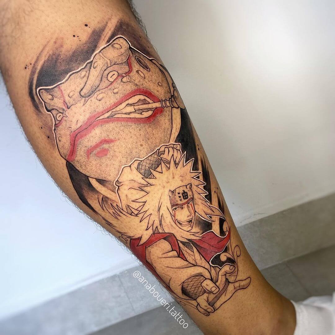 The Crazy Gamabunta X Jiraiya Tattoo