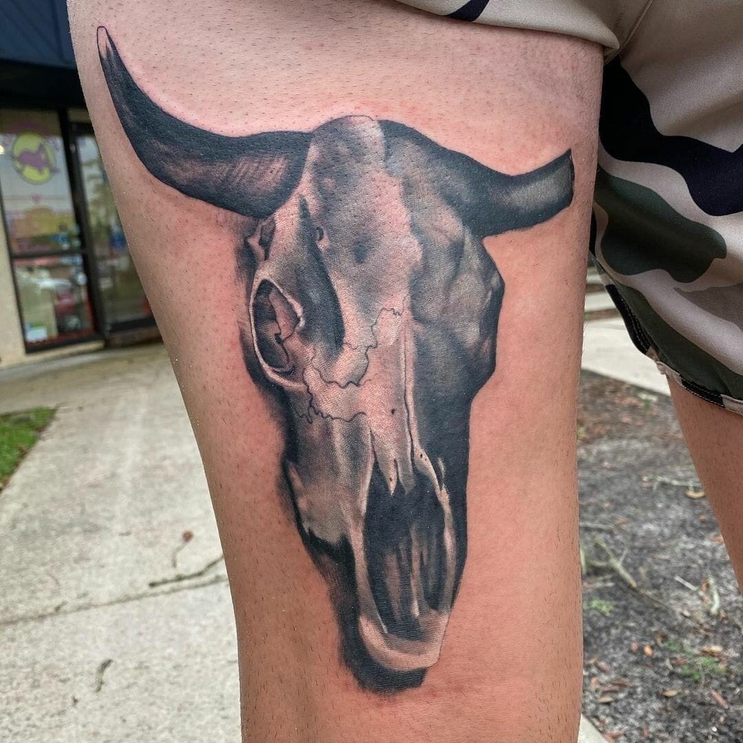 Cow Skull Tattoo