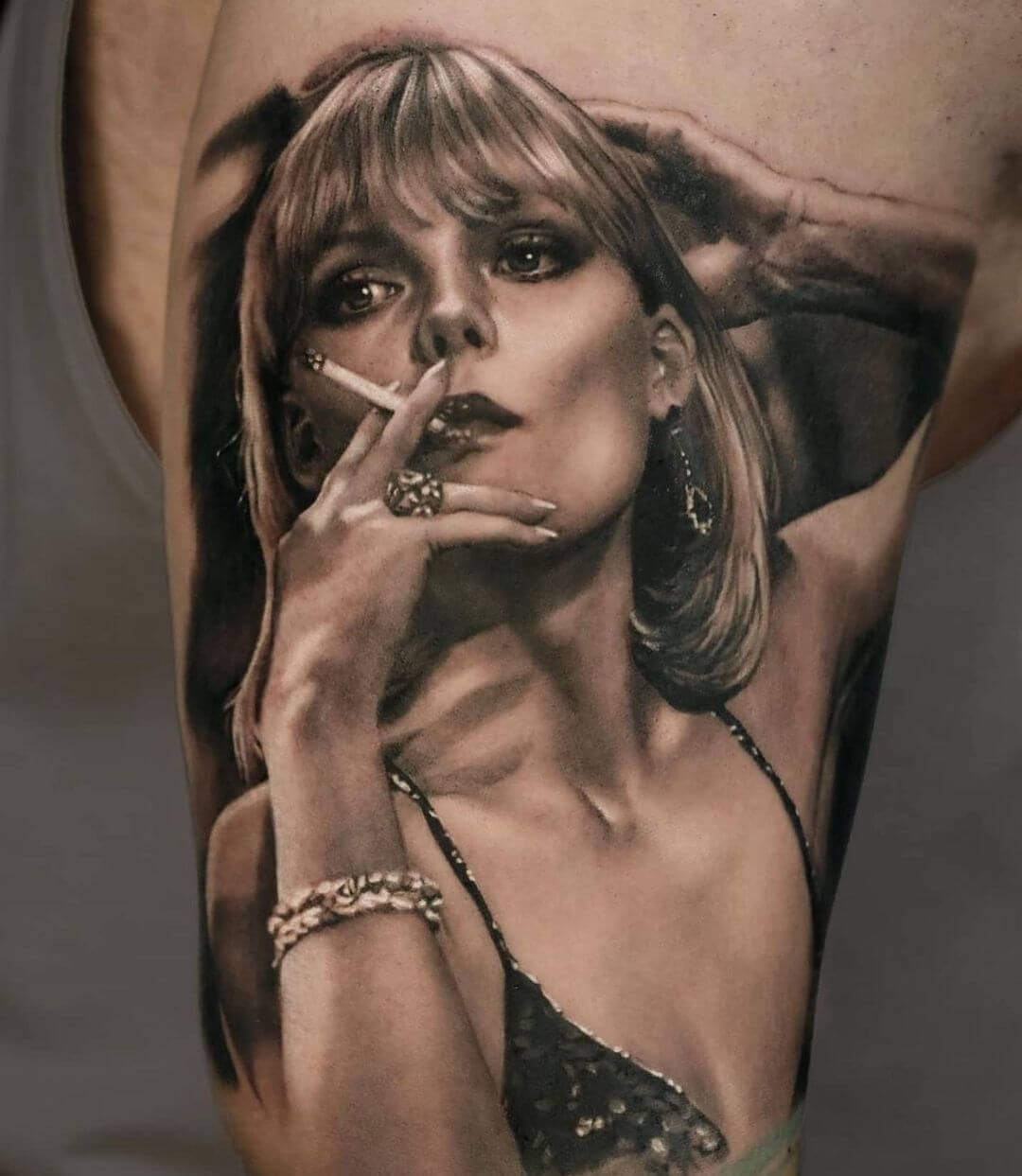 Awesome Elvira Hancock Tattoos From ‘Scarfce’