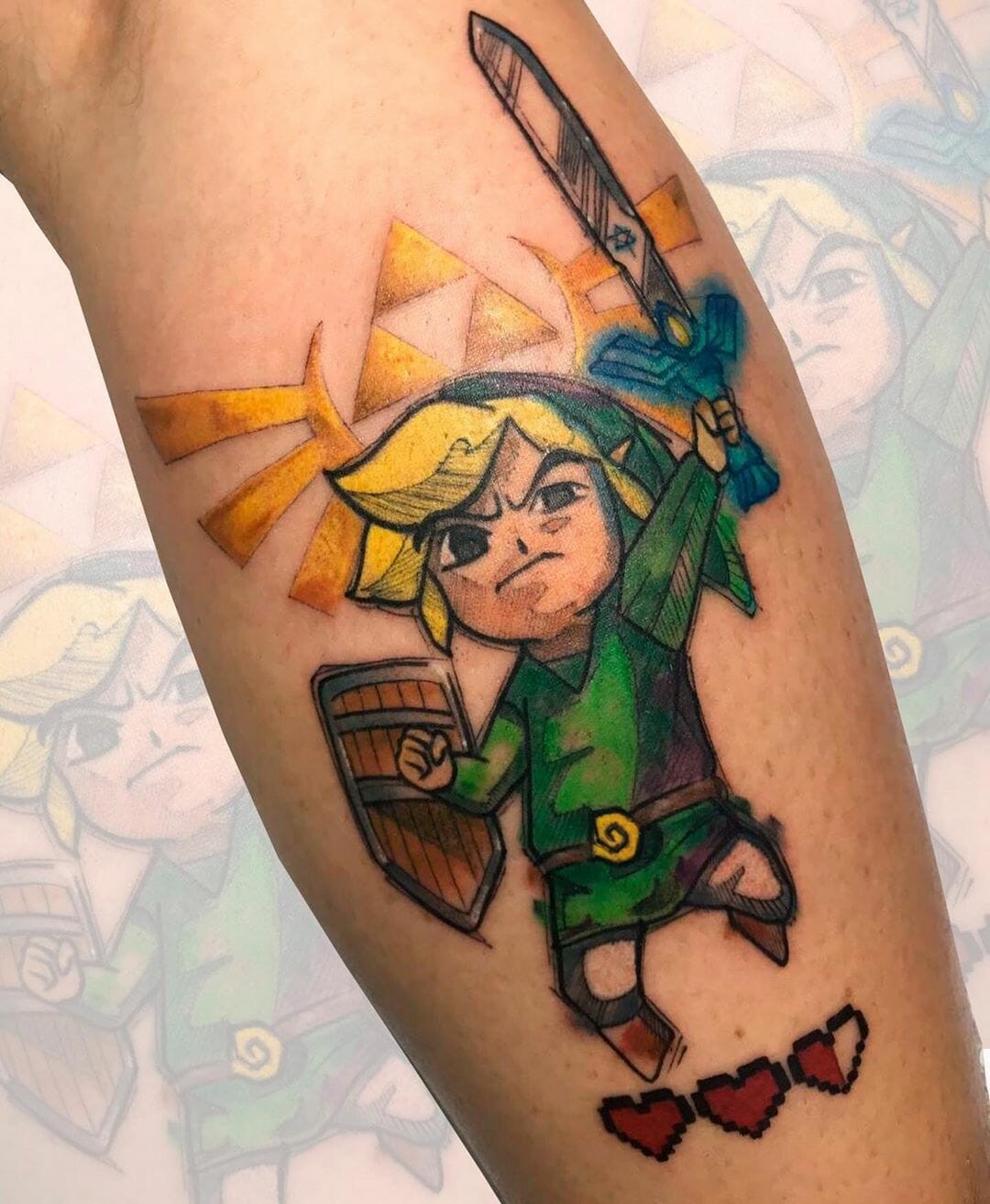 Zelda Triforce Tattoo