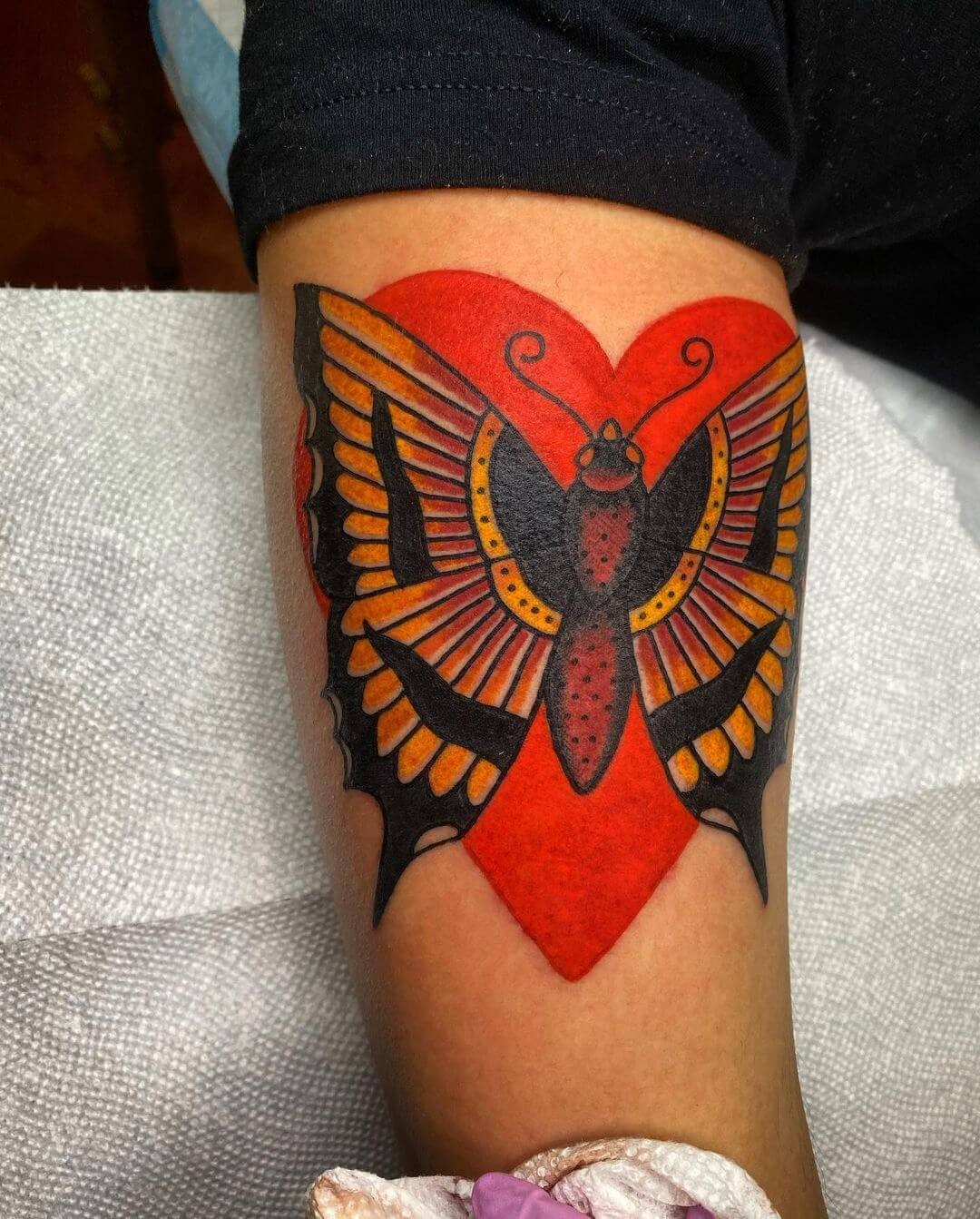 Soaring Butterfly Tattoo Designs