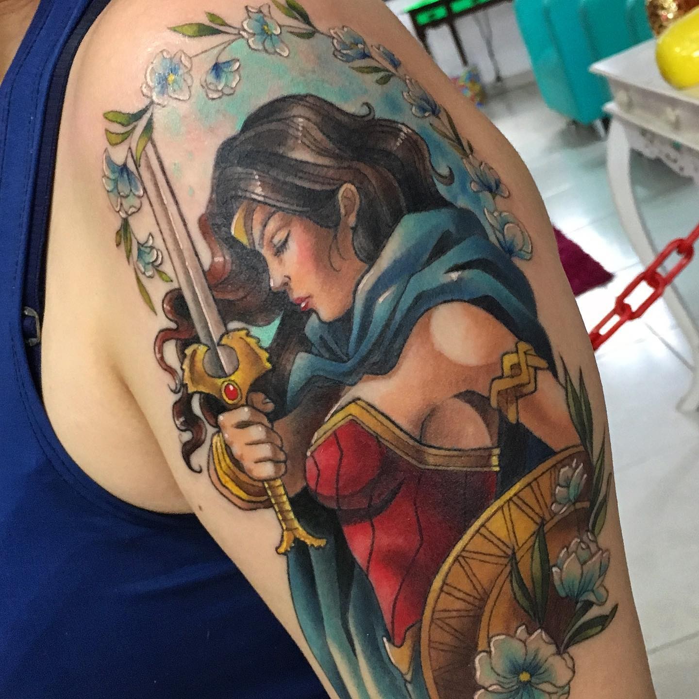 The Amazon Warrior: Wonder Woman Tattoos