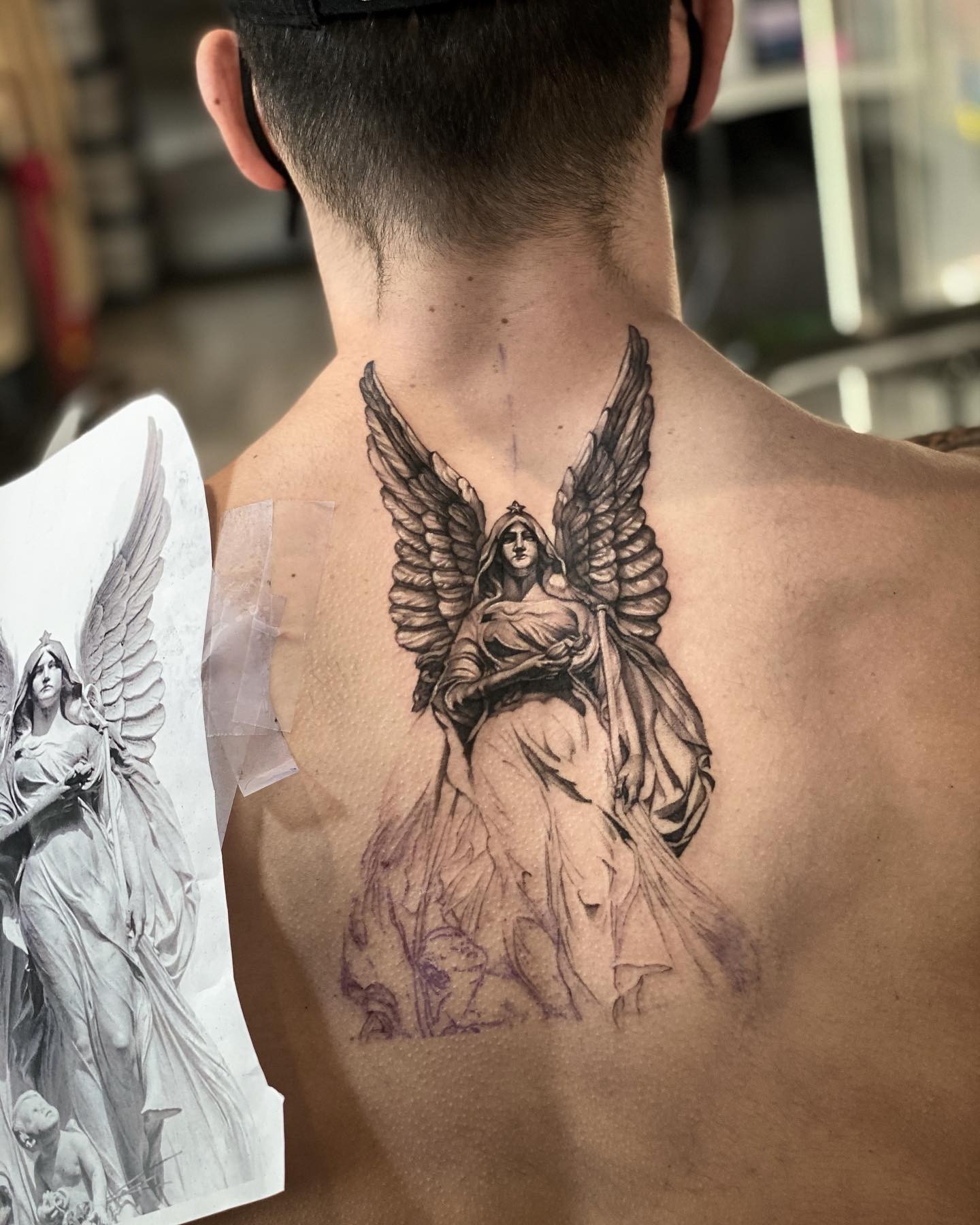 Angel Wing Tattoos For Men