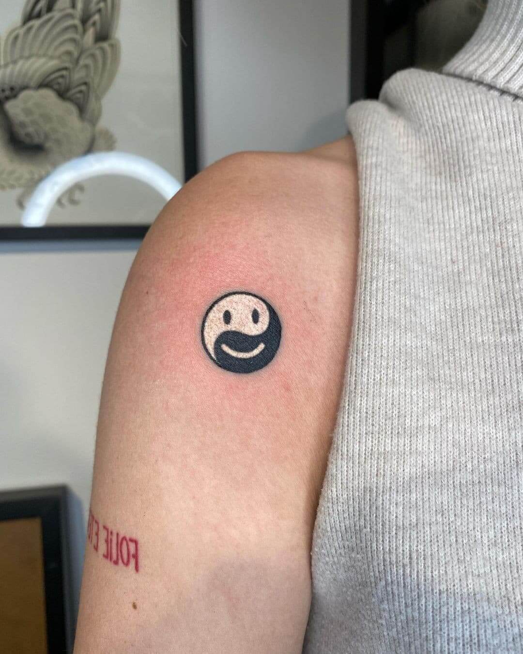 Playful Yin-yang Tattoo Design