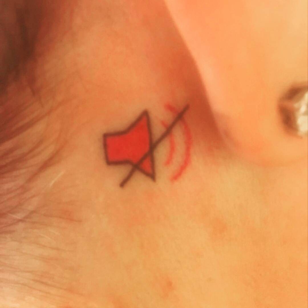 The Colorful Mute Tattoo