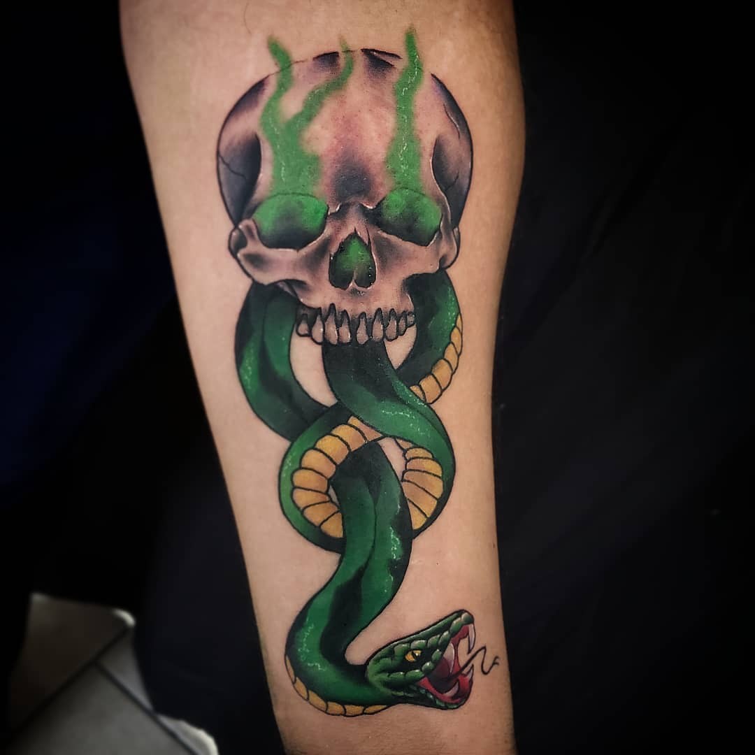 Green Dark Mark Tattoo