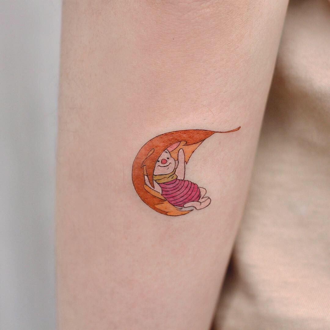 Piglet From Winnie The Pooh Tattoo