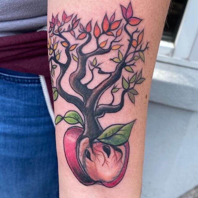 The Sublime Apple Tree Tattoo