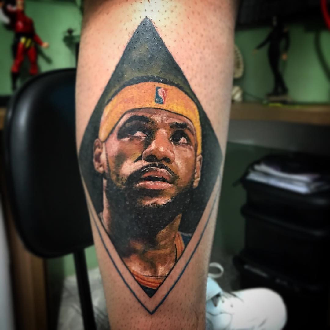 Realistic Lebron James Tattoos