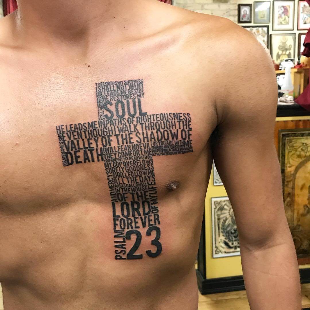 10 Best Psalm 23 Tattoo Designs That Will Blow Your Mind! - Tattoo Whisper