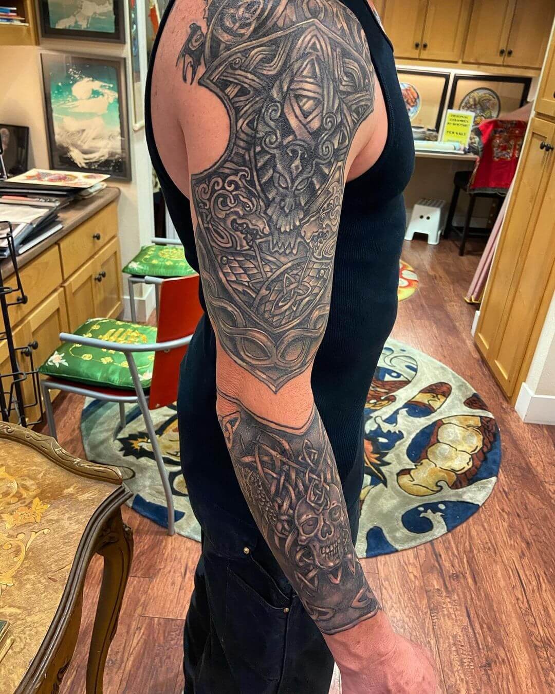 Celtic Knot Armor Tattoo