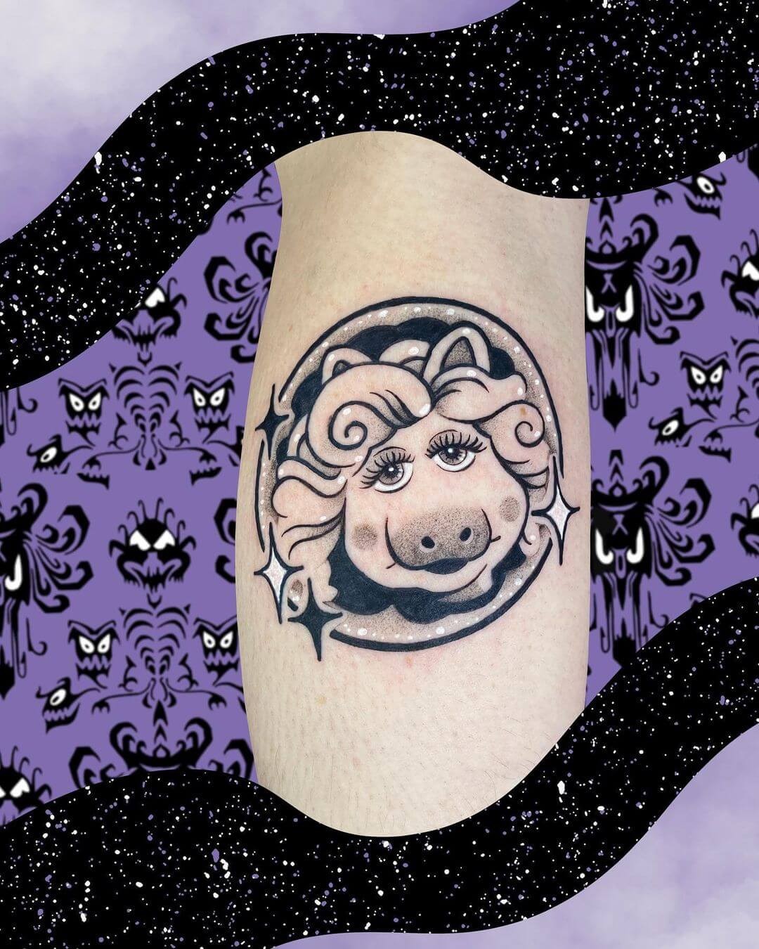 Miss Piggy Animal Muppets Tattoo