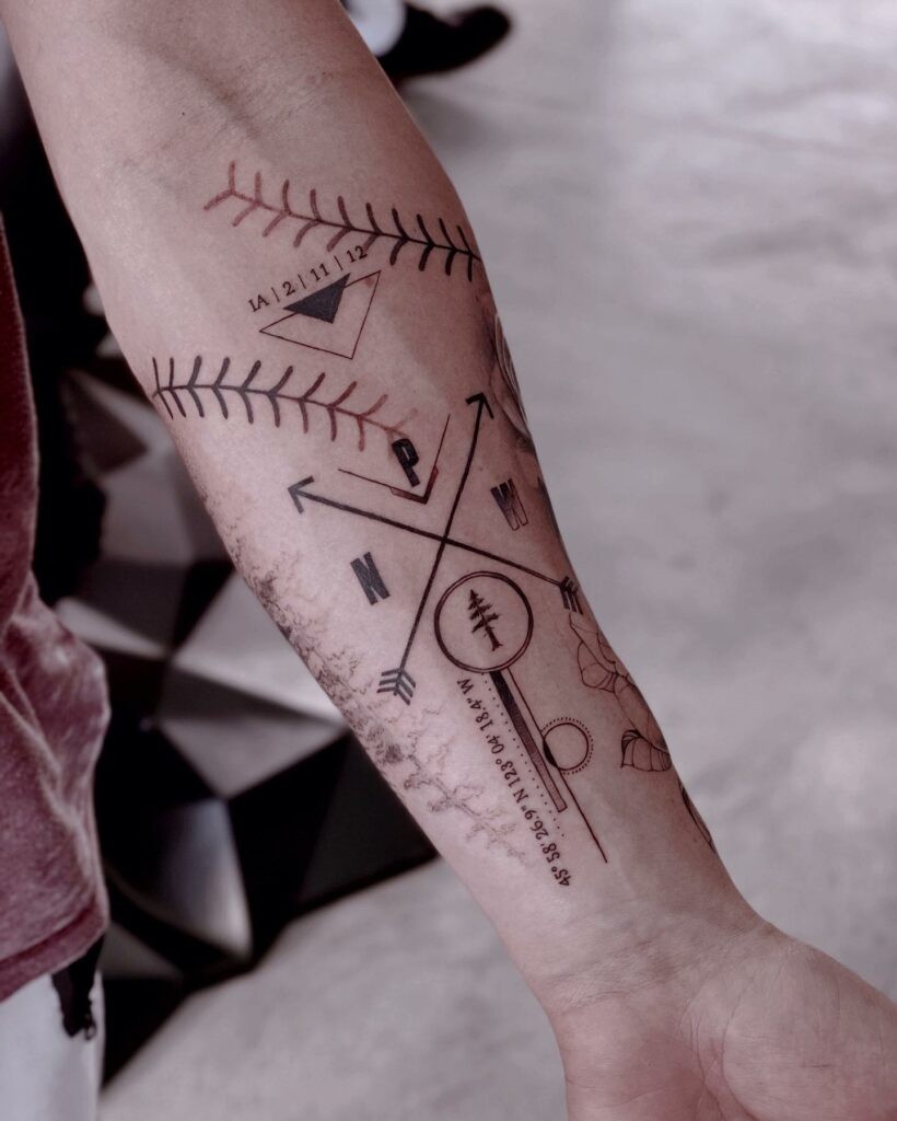 Baseball Fan Tattoo