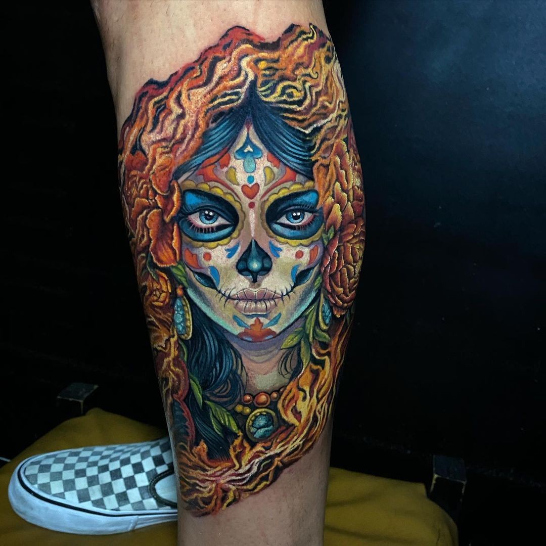 Beautiful La Catrina Tattoo