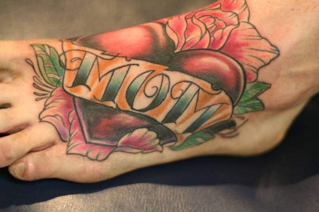 Mom Type Of A Banner Tattoo