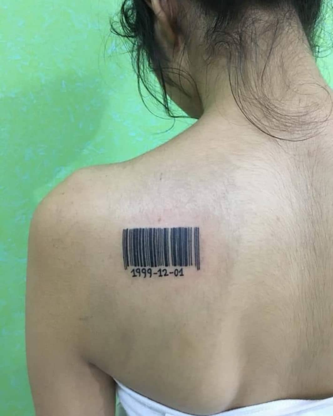 Personalised Barcode Tattoo