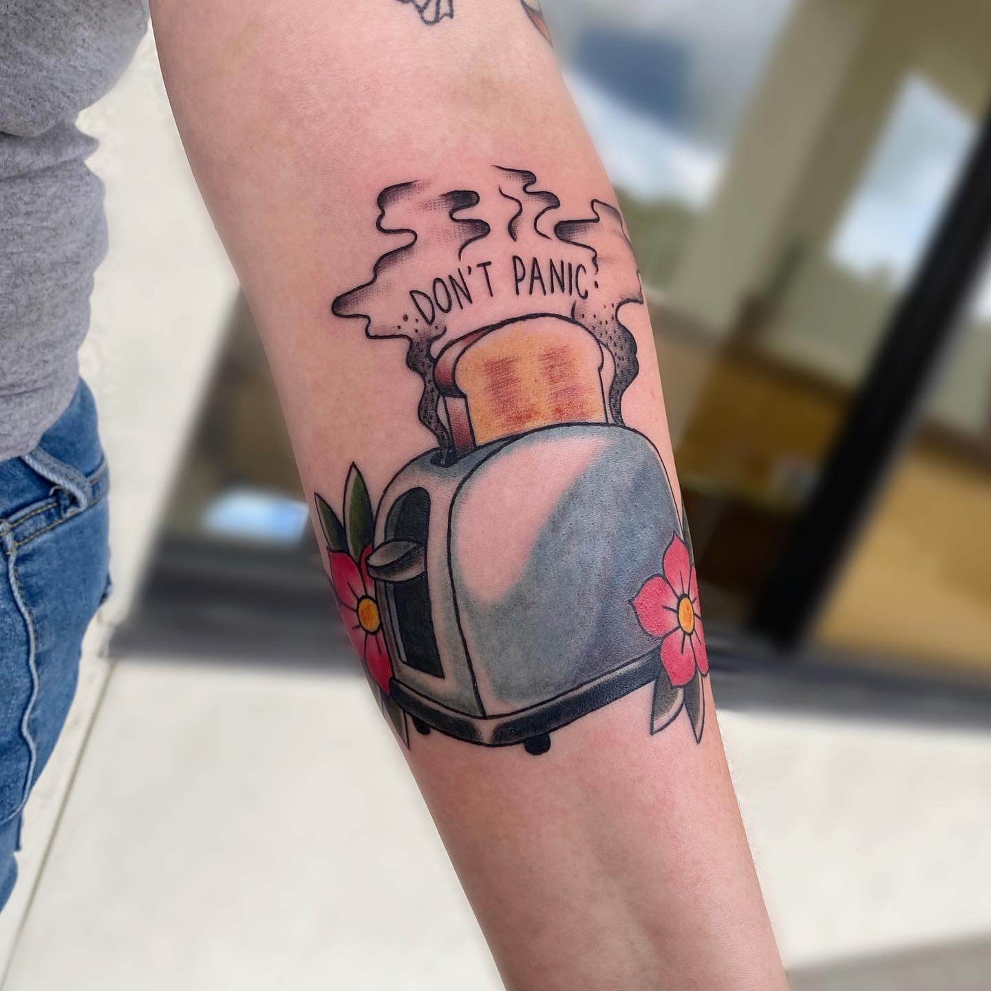 Toast On Toaster Tattoo