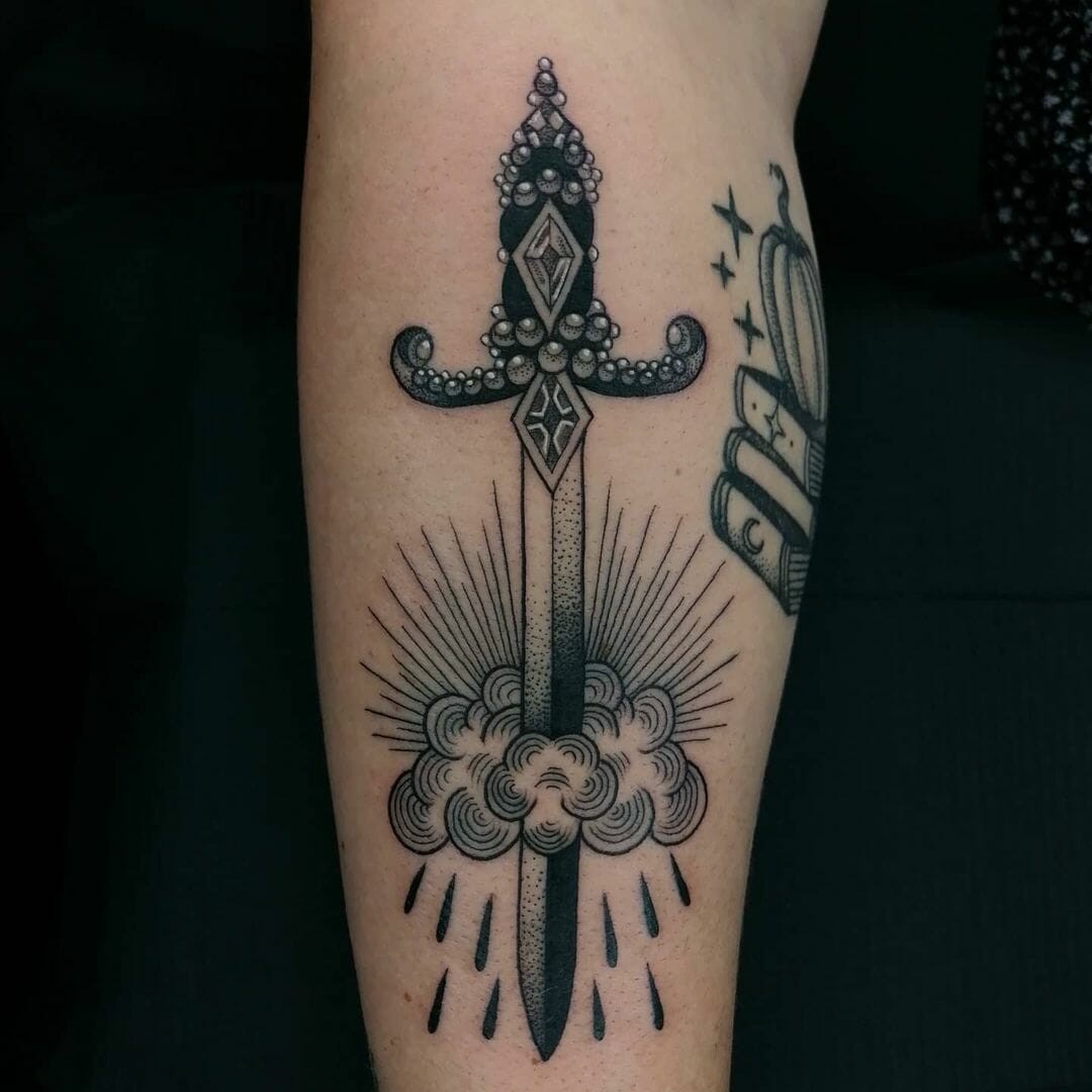 The Sword And Rain Tattoo