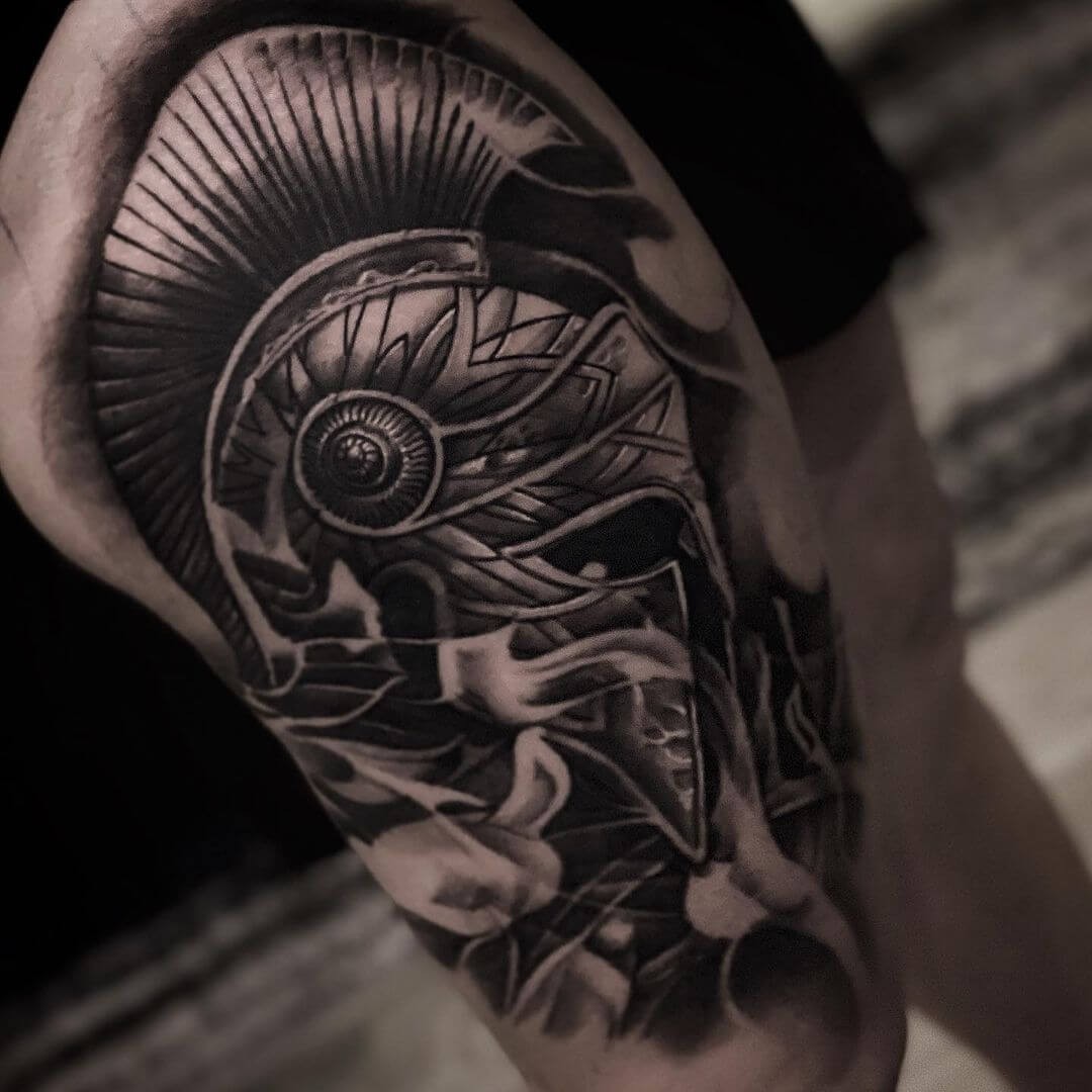 Helmet Of Salvation Tattoo