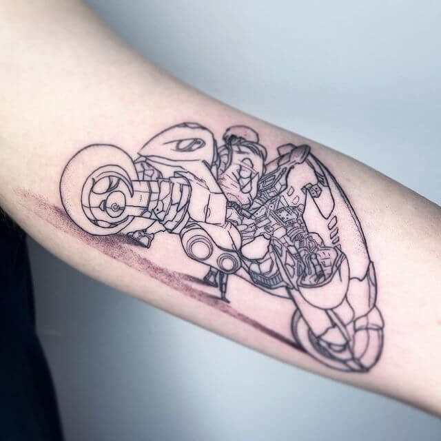 Kaneda Bike Tattoo