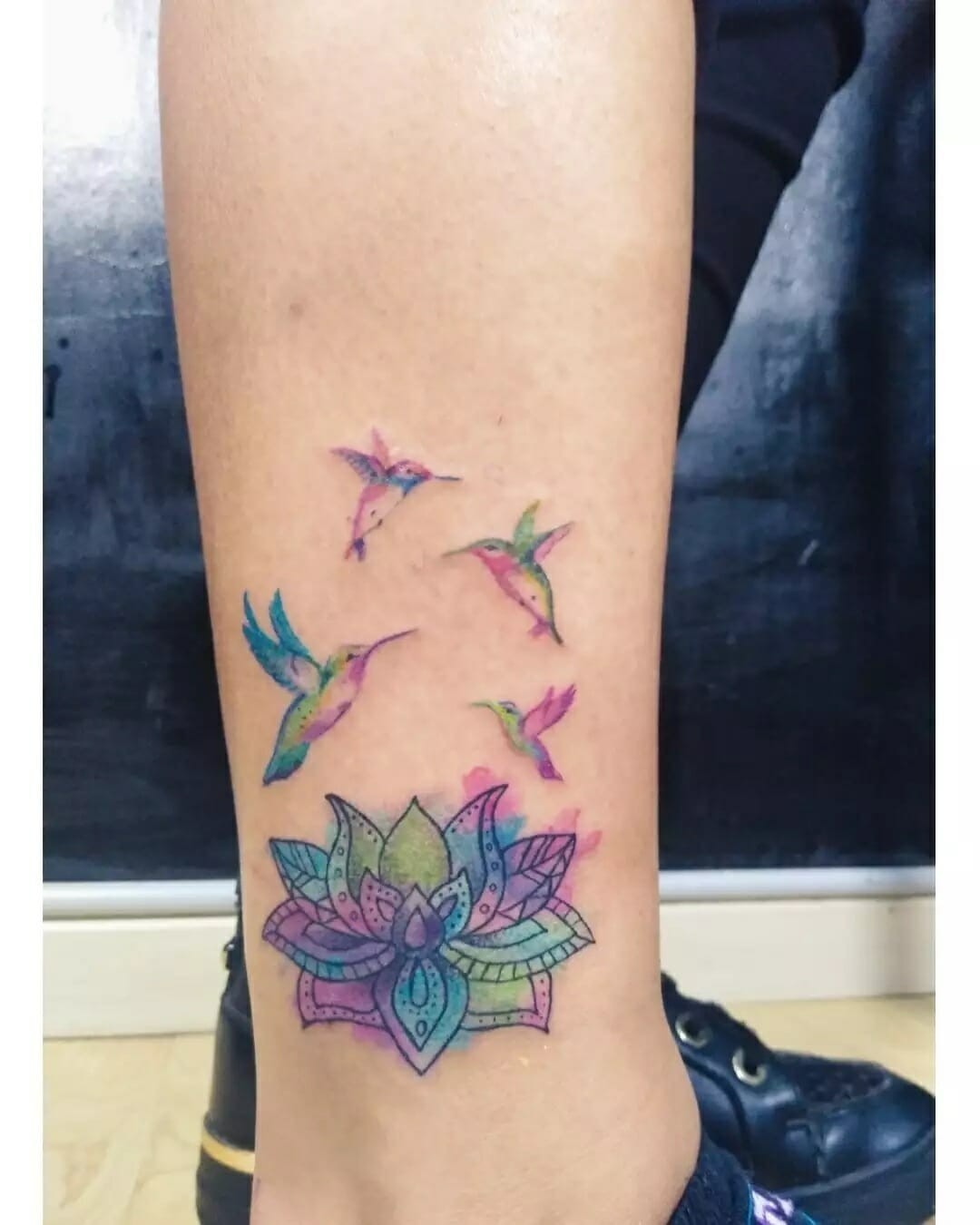 Tenacious Hummingbird Tattoo