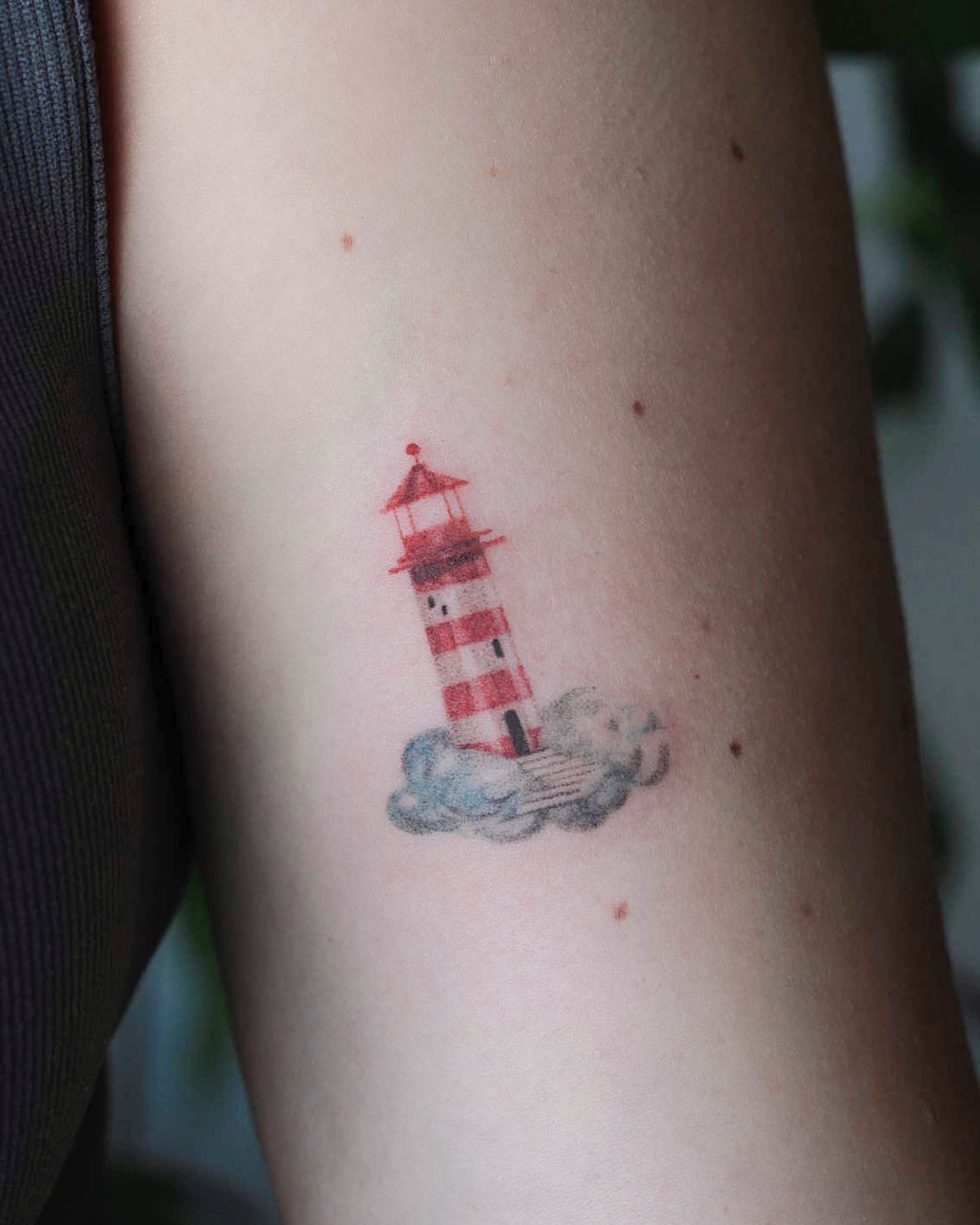 Small And Adorable Lighthouse Tattoo Designs