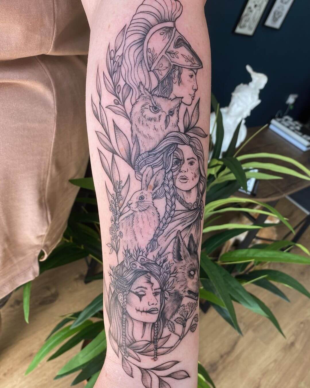 Mythological Hel Tattoo