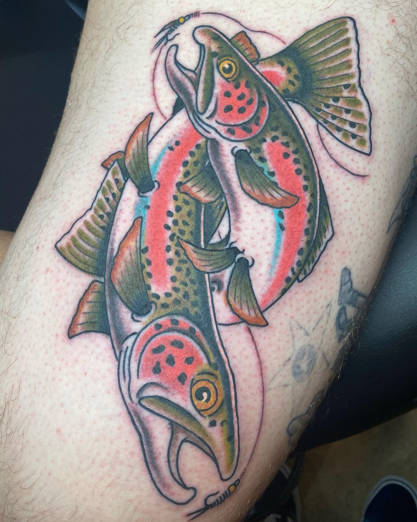 Duo Fishing Tattoo