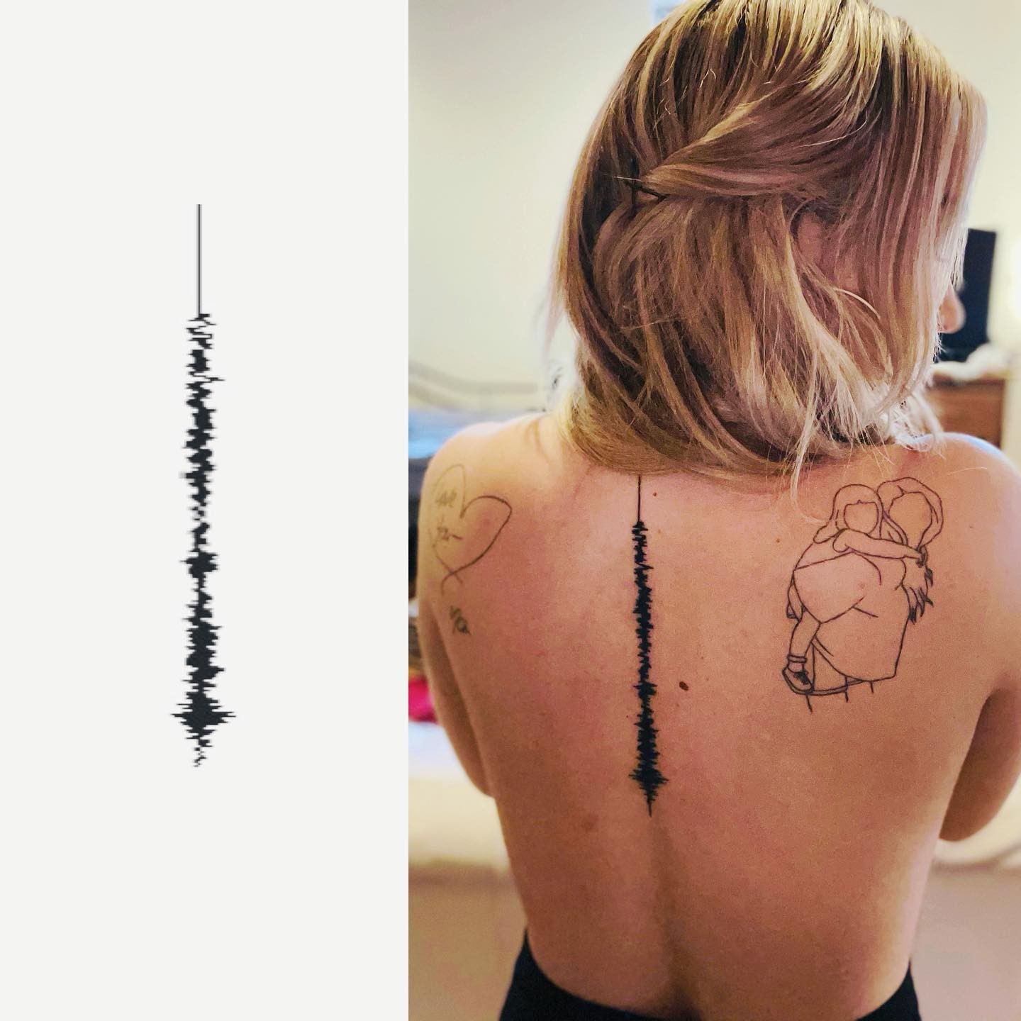 Soundwave Back Tattoo