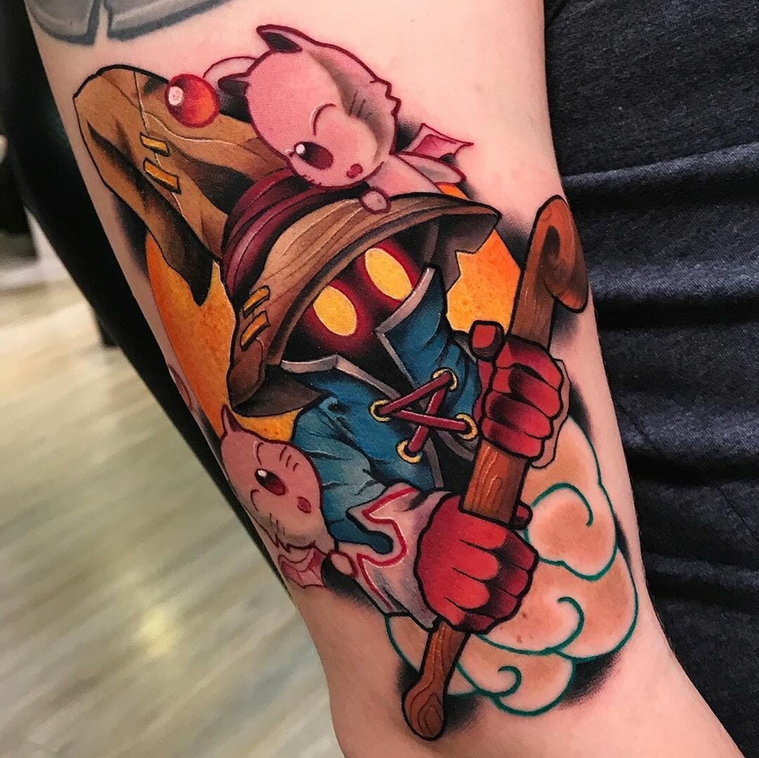 Detailed Final Fantasy Tattoos