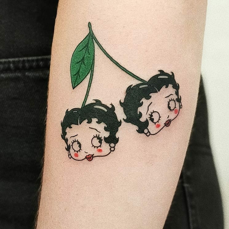 Quirky Betty Boop Tattoo