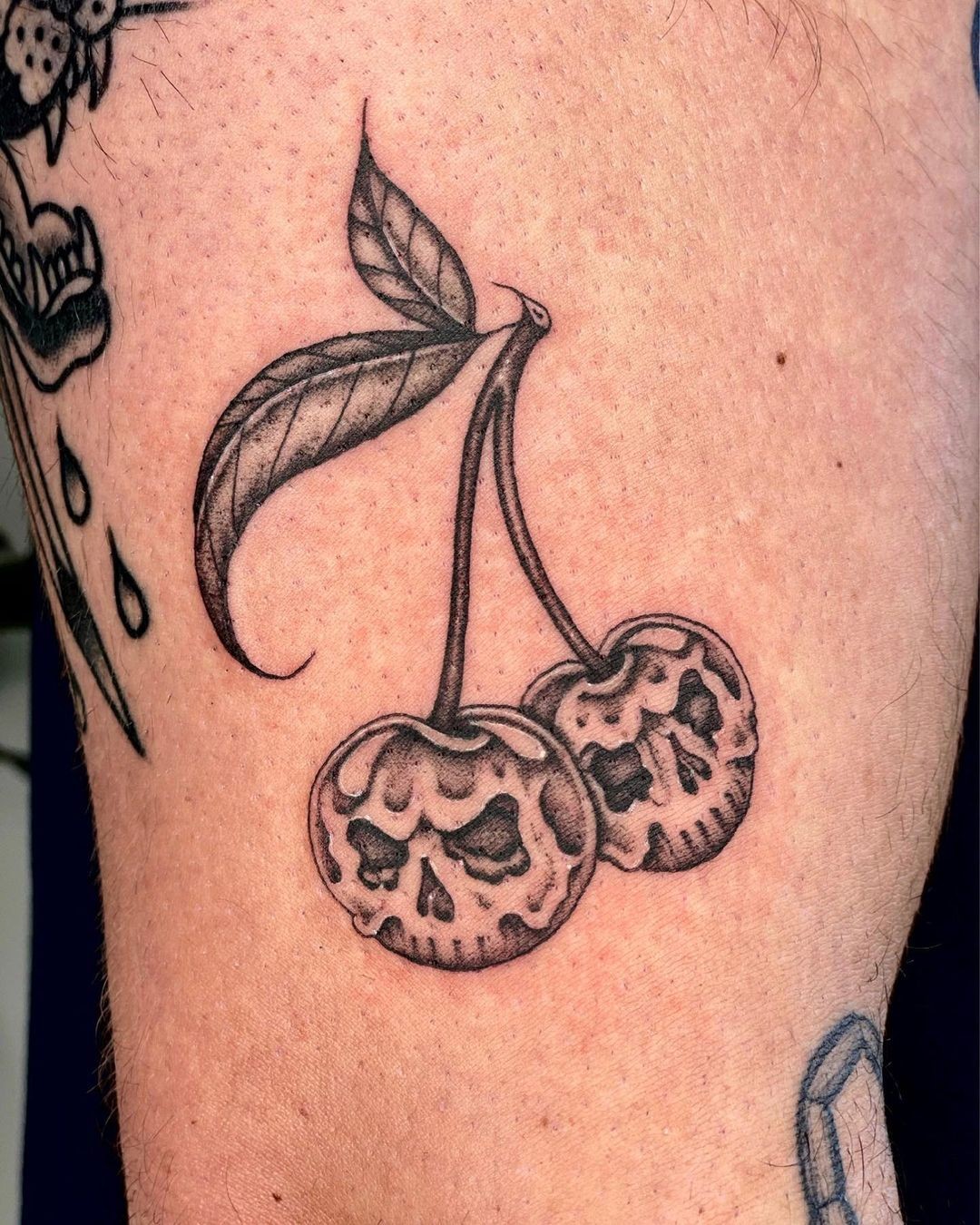 Cherry Skull Tattoos