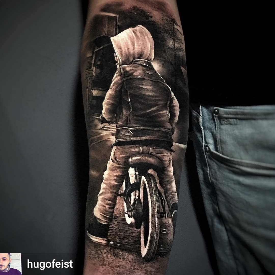 Realistic Portrait Tattoo Design