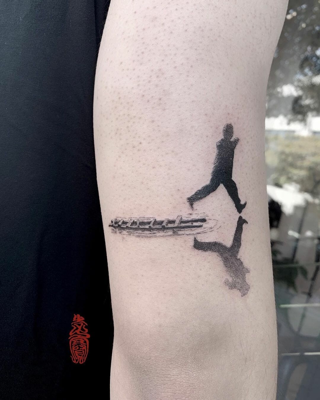 Human Reflection Tattoo