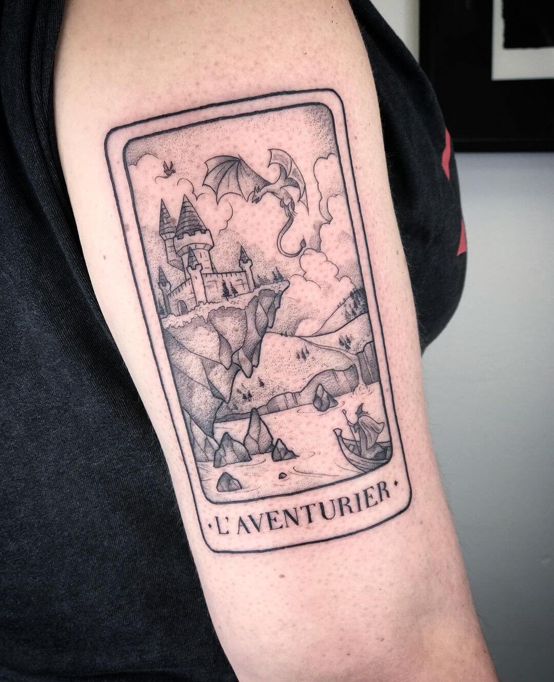 The Adventurer’s Tarot Card Tattoo