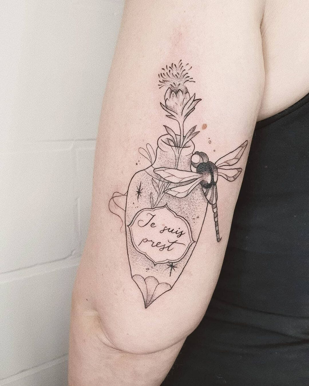 Outlander Magical Bottle Tattoo