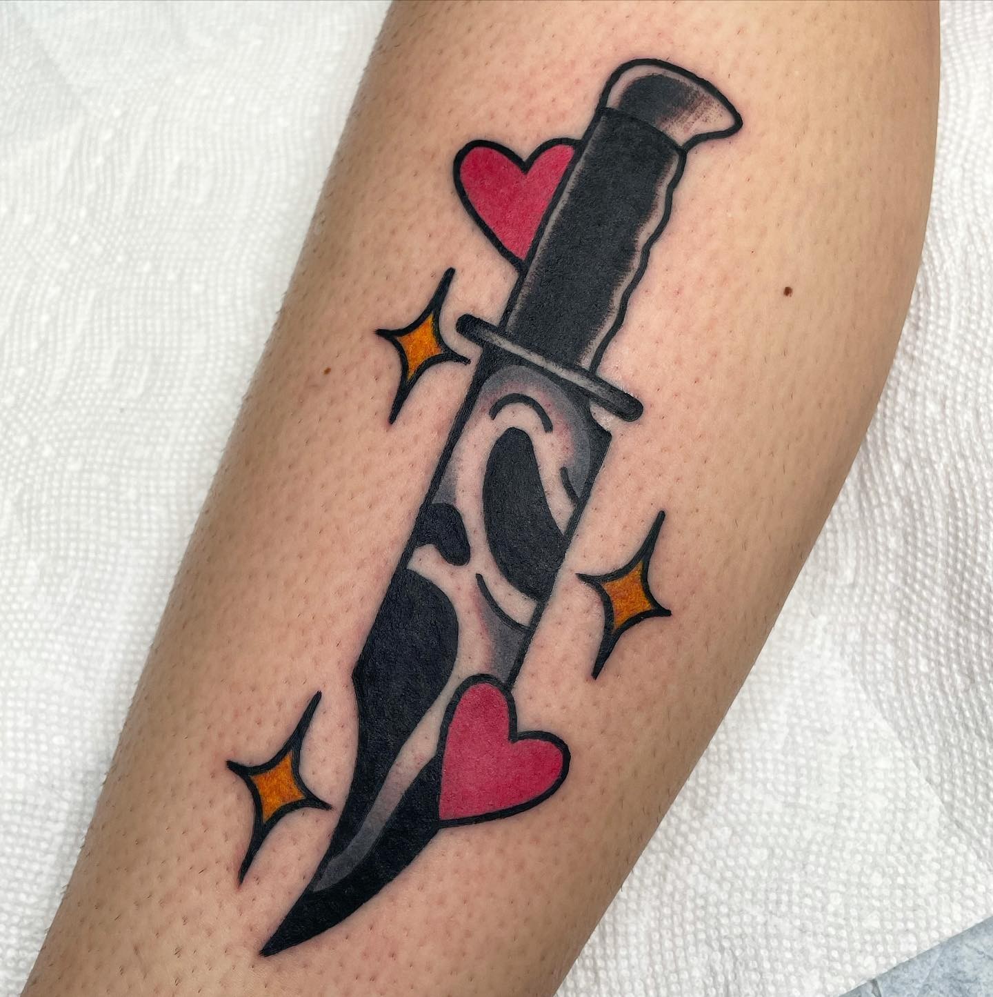 Knife Tattoo Ideas Inspired From The ‘Scream’ Movie