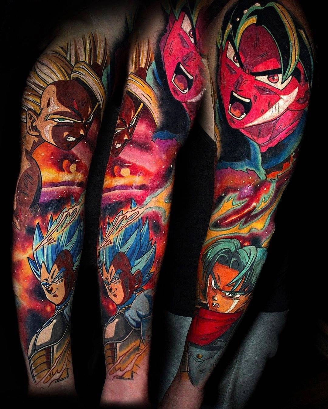 Incredible Goku And Vegeta Tattoo