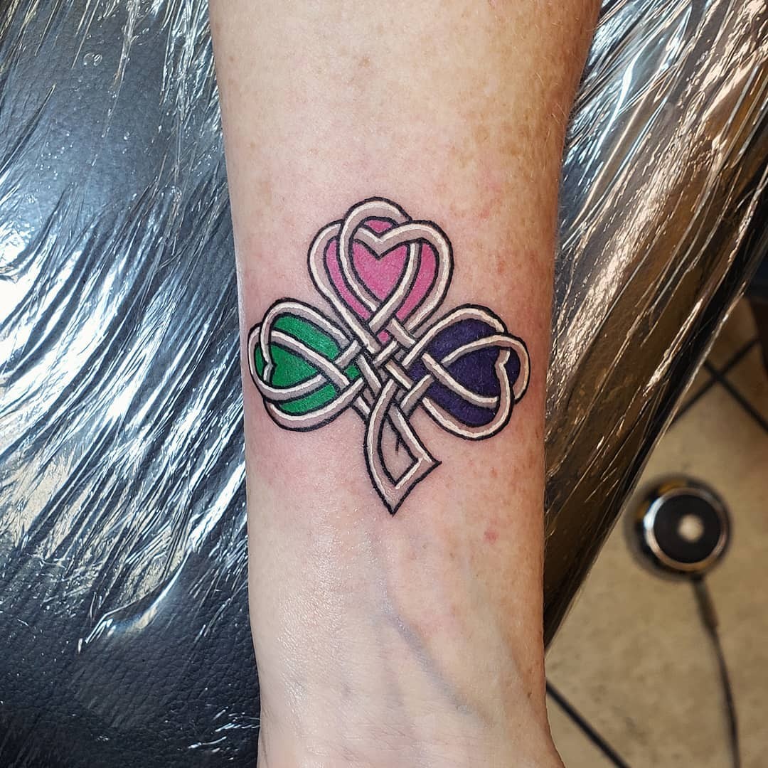 Unique Shamrock Tattoo