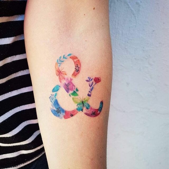 Colourful And Vibrant Ampersand Designs