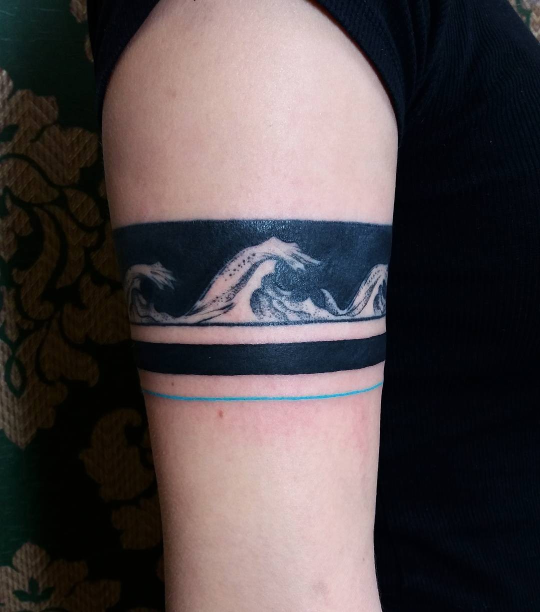 Abstract Stripe Tattoo