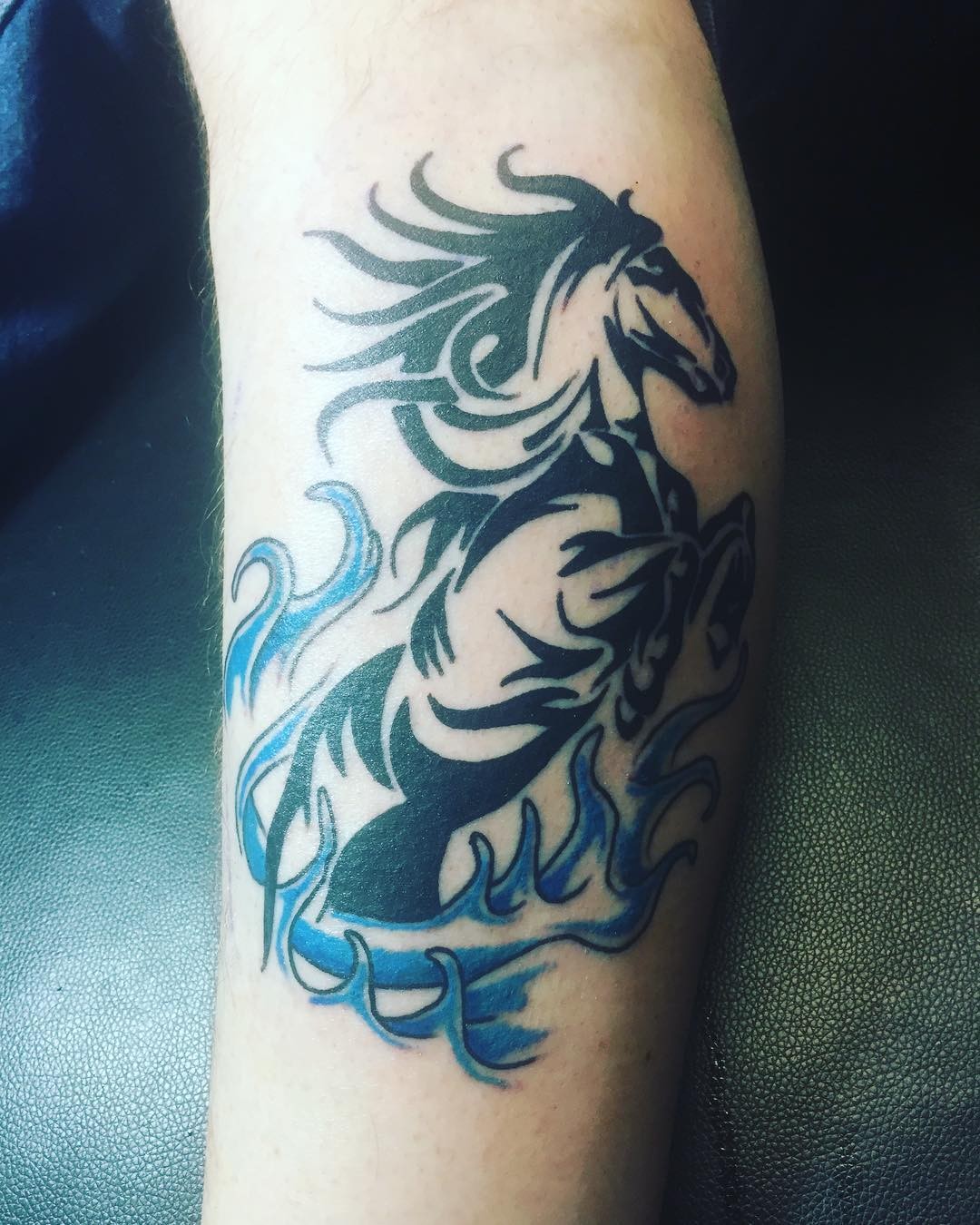 Tribal Horse Tattoo